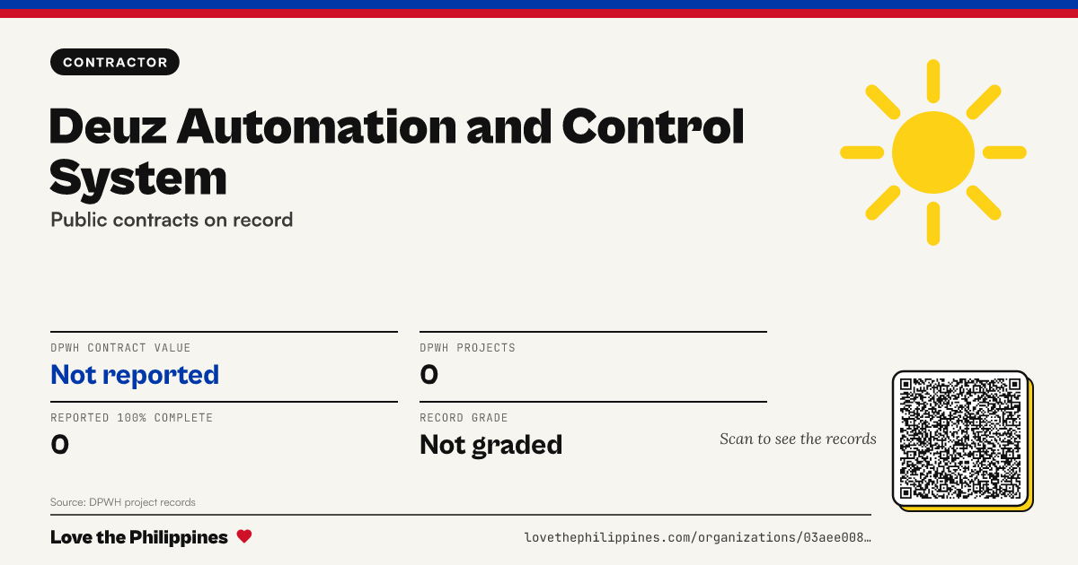 Share card: DEUZ AUTOMATION AND CONTROL SYSTEM