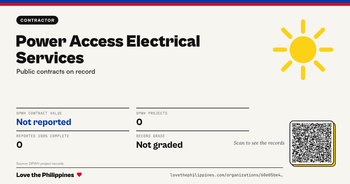 Share card: POWER ACCESS ELECTRICAL SERVICES